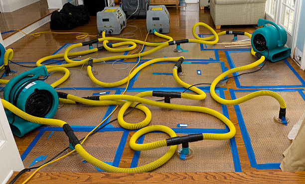 Professional Burst Pipe Water Damage technician working in Rio Grande, OH
